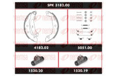 Souprava brzd, bubnova brzda REMSA SPK 3182.00