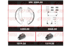 Souprava brzd, bubnova brzda REMSA SPK 3304.00