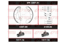 Souprava brzd, bubnova brzda REMSA SPK 3307.01