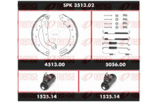 Souprava brzd, bubnova brzda REMSA SPK 3513.02