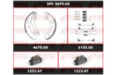 Souprava brzd, bubnova brzda REMSA SPK 3670.00