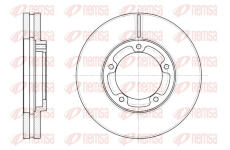 Brzdový kotouč REMSA 61408.10