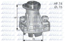 Vodné čerpadlo, chladenie motora DOLZ A341ST