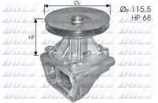 Vodní čerpadlo, chlazení motoru DOLZ S129