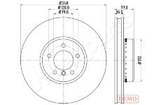 Brzdový kotúč JAPANPARTS DI-0157C