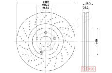 Brzdový kotúč JAPANPARTS DI-0527C