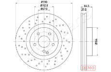 Brzdový kotúč JAPANPARTS DI-0541C