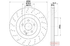 Brzdový kotúč JAPANPARTS DI-0543C