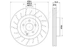 Brzdový kotúč JAPANPARTS DI-0558