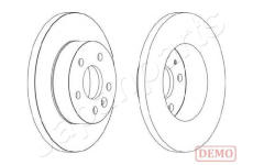 Brzdový kotúč JAPANPARTS DI-056C