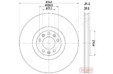 Brzdový kotúč JAPANPARTS DI-0636C