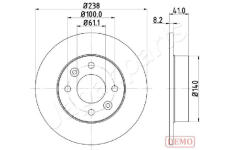 Brzdový kotúč JAPANPARTS DI-0700C