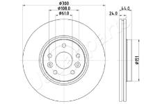 Brzdový kotúč JAPANPARTS DI-0706