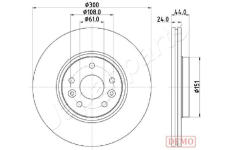 Brzdový kotúč JAPANPARTS DI-0706C