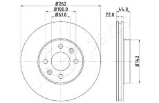 Brzdový kotúč JAPANPARTS DI-0709