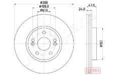 Brzdový kotúč JAPANPARTS DI-0711C