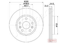 Brzdový kotúč JAPANPARTS DI-0716C