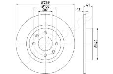 Brzdový kotúč JAPANPARTS DI-0719