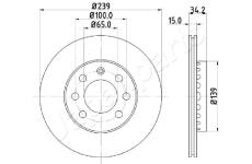 Brzdový kotúč JAPANPARTS DI-0904