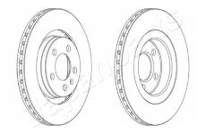 Brzdový kotúč JAPANPARTS DI-0905