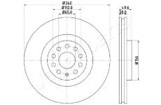 Brzdový kotúč JAPANPARTS DI-0907