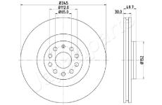 Brzdový kotúč JAPANPARTS DI-0908