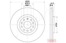 Brzdový kotúč JAPANPARTS DI-0909C