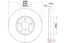 Brzdový kotúč JAPANPARTS DI-0923C