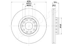 Brzdový kotúč JAPANPARTS DI-0924