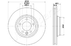 Brzdový kotúč JAPANPARTS DI-0931