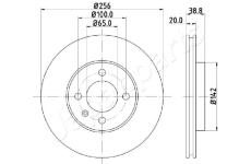 Brzdový kotúč JAPANPARTS DI-0935