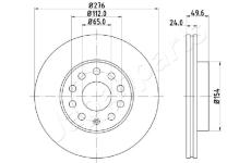 Brzdový kotúč JAPANPARTS DI-0941