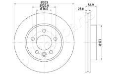 Brzdový kotúč JAPANPARTS DI-0948