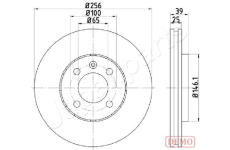 Brzdový kotúč JAPANPARTS DI-0951C