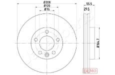 Brzdový kotúč JAPANPARTS DI-0953C