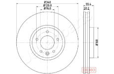 Brzdový kotúč JAPANPARTS DI-0954C