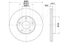 Brzdový kotúč JAPANPARTS DI-0955