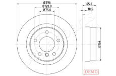 Brzdový kotúč JAPANPARTS DP-0102C