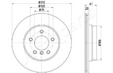 Brzdový kotúč JAPANPARTS DP-0108