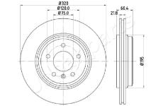 Brzdový kotúč JAPANPARTS DP-0110
