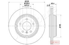 Brzdový kotúč JAPANPARTS DP-0113C