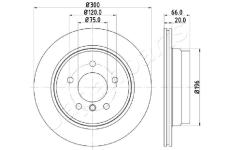 Brzdový kotúč JAPANPARTS DP-0114