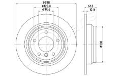 Brzdový kotúč JAPANPARTS DP-0119