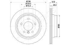 Brzdový kotúč JAPANPARTS DP-0120