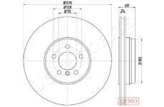 Brzdový kotúč JAPANPARTS DP-0127C