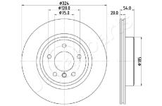 Brzdový kotúč JAPANPARTS DP-0131