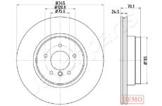 Brzdový kotúč JAPANPARTS DP-0132C