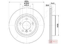 Brzdový kotúč JAPANPARTS DP-0133C