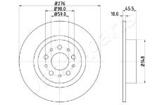 Brzdový kotúč JAPANPARTS DP-0203