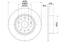 Brzdový kotúč JAPANPARTS DP-0207